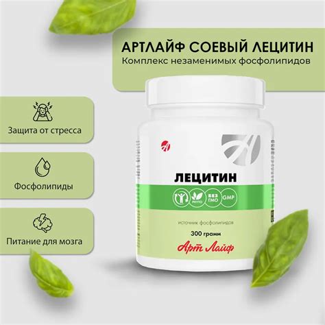 Соевый Лецитин 300 гр Источник фосфолипидов БАД для печени Арт Лайф ...