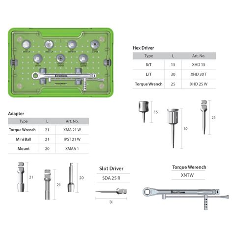 Dentium - SuperLine & Implantium Prosthetic Kit - Dandal