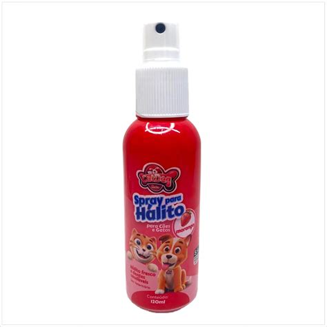 Spray Bucal para Mau Halito caes gatos Oral Pet Tchau Bafinho Tártaros