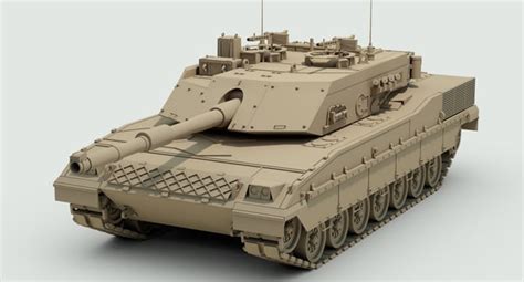 Italian C1 Ariete Tank 3d 3ds