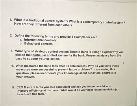 1 What Is A Traditional Control System What Is A