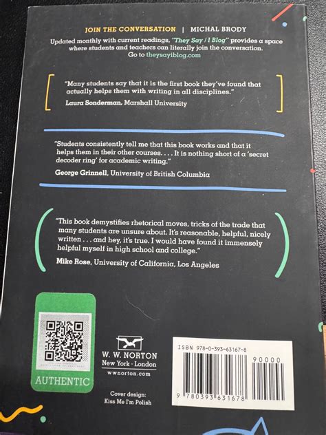 They Say / I Say : The Moves That Matter in Academic Writing by Gerald