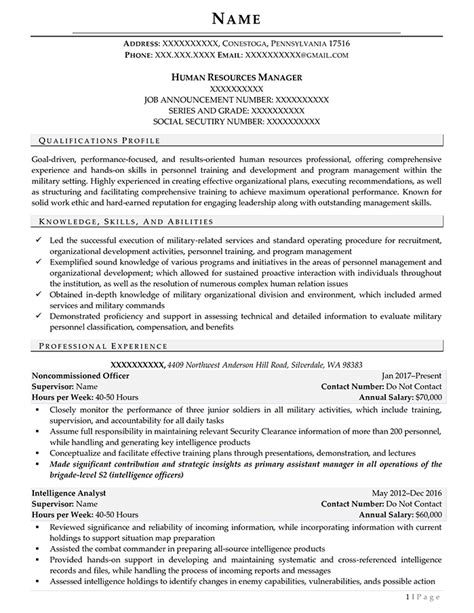 Human Resources Manager Resume Example