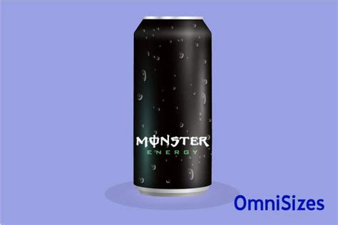 Monster Can Dimensions - Sizes of Objects and Stuff