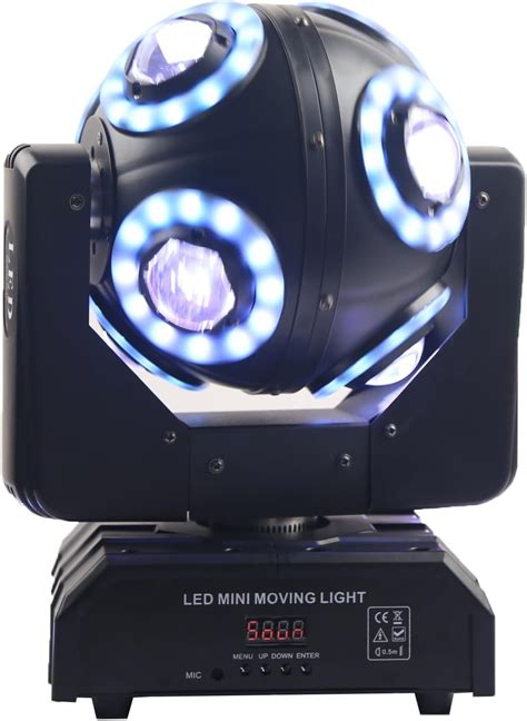 Moving Head Light Led Rgbw In Beam Effect Ball Dj Lights With Sound