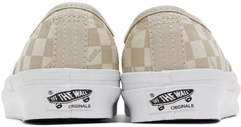 Vans Beige Og Authentic Lx Sneakers Vans