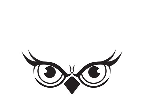 owl face  endang firmansyah  dribbble
