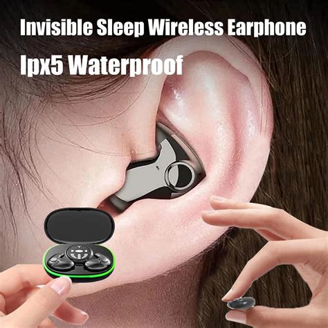 Купить Невидимые наушники для сна, беспроводные наушники Bluetooth 5,3 ...