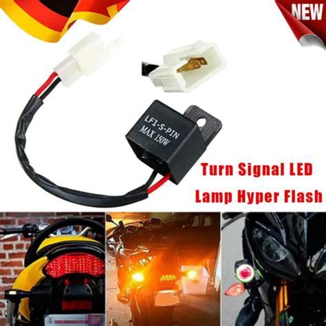 LED BLINKRELAIS LASTUNABHÄNGIG Motorrad Blinker relais 2 Polig Relay