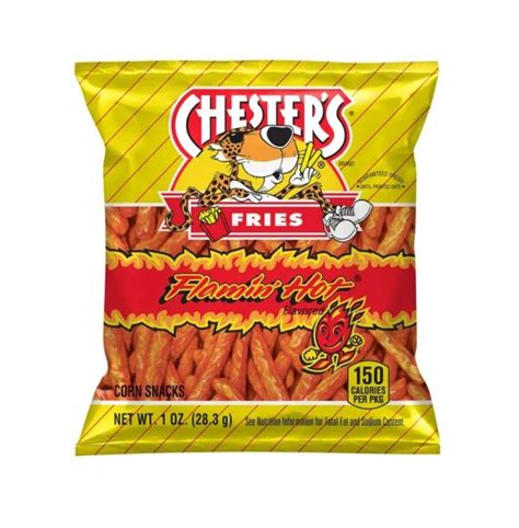 Chester S Flamin Hot Flavored Corn Potato Snacks Oz G Bidbuy U
