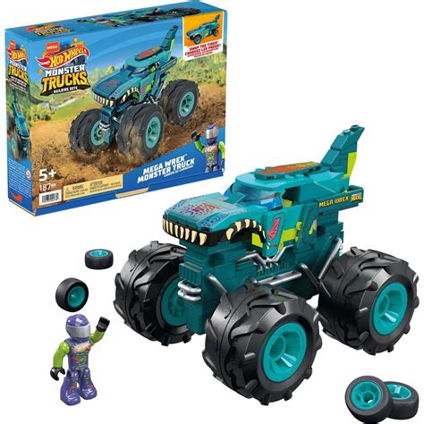 Mega Construx Hot Wheels monster truck Mega Wrex 187 dílků Maxíkovy hračky