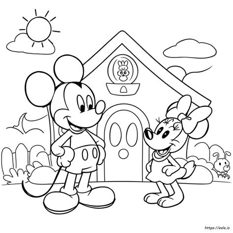 mickey mouse clubhouse coloring pages 4