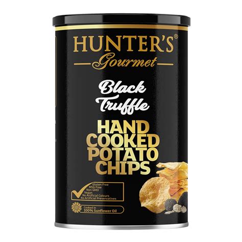 ⚡️HUNTERS Gourmet Potato Chips Black Truffle 150g. | Shopee Thailand