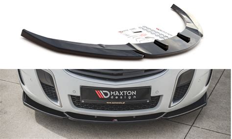 Front Splitter V Opel Insignia Mk Opc Facelift Gloss Black Our