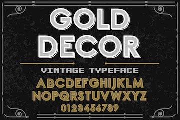 premium vector font handcrafted vector script