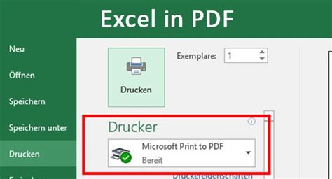 Excel In Pdf Umwandeln So Geht S