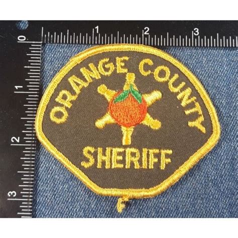 Nos 70s Vintage ORANGE COUNTY SHERIFF Patch Californi… - Gem