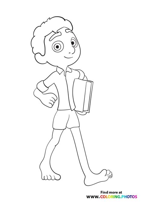 Luca Alberto And Giulia Coloring Pages For Kids