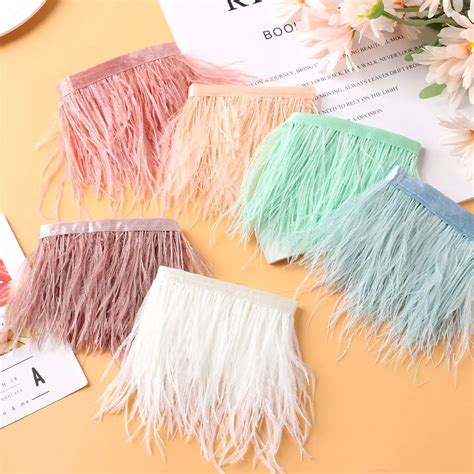 Искусственные перья страусиные | AliExpress