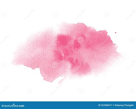 Abstract Pink Water Color On White Background The Color Splashing On