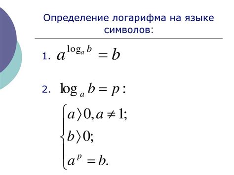 Логарифмы. Свойства логарифмов. Десятичные и натуральные логарифмы ...