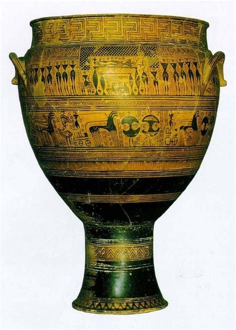 Funerary Vessel Krater Is Dated Around Bce From The Ancient Greek