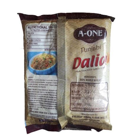 White Whole Wheat Dalia Packaging Size G High In Protein At Rs