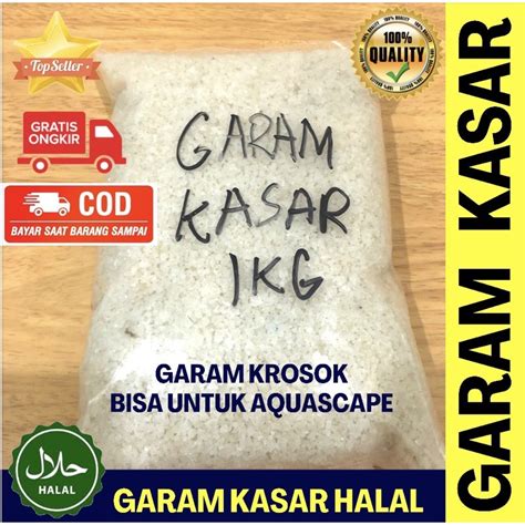 Jual Garam Krosok Kg Food Grade Halal Garam Kasar Garam Ikan