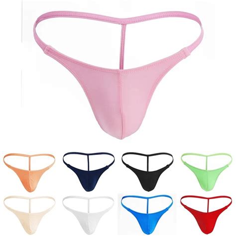 Borsa Uomo Perizoma A G Sexy Sheer Bikini Hot Pouch Biancheria Intima Migliorata Eur
