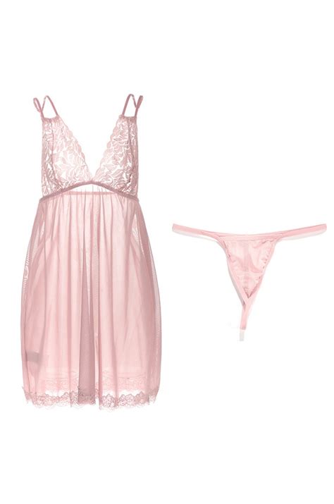 ReadyStock LOVEENA Sexy DeepV Lingerie Nightwear L Colours Shopee Malaysia