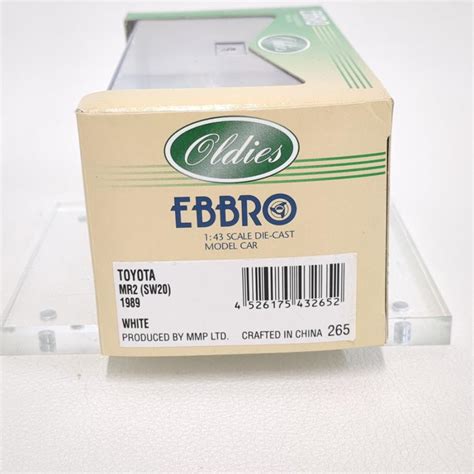 エブロ Ebbro Toyota Mr2 （sw20 1989 265 143スケール トヨタ 3115登呂店 ピックアップジャパン