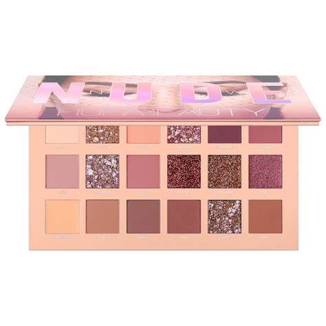 The New Nude Eyeshadow Palette Paleta De Sombra De Ojos Huda Beauty