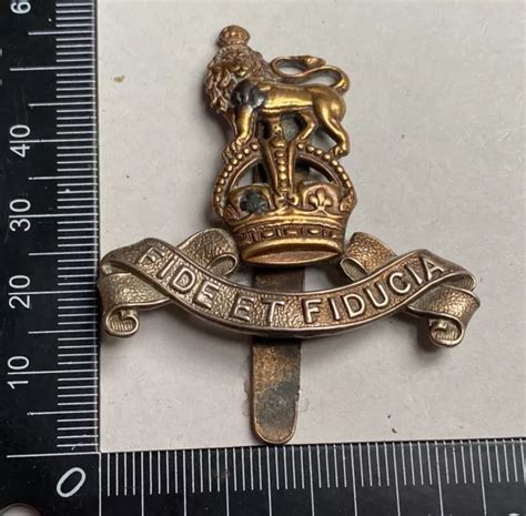 Ww1 Ww2 British Army Army Pay Corps White Metal And Brass Cap Badge £1300 Picclick Uk