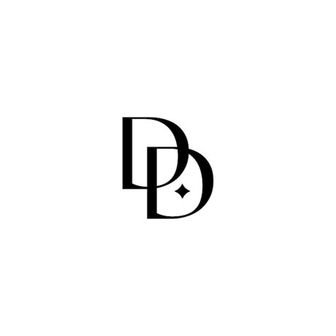 Premium Vector Dd Monogram Logo Design Letter Text Name Symbol