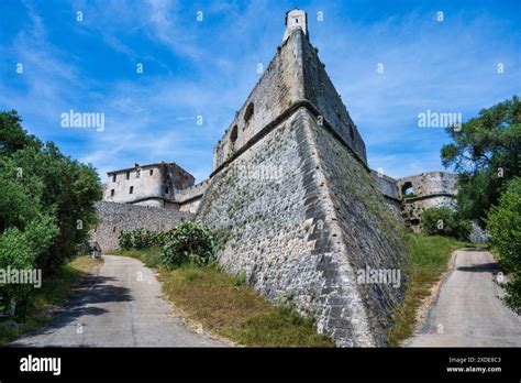 Pathway Leading To Entrance To 16th Century Star Shaped Fort Carré In