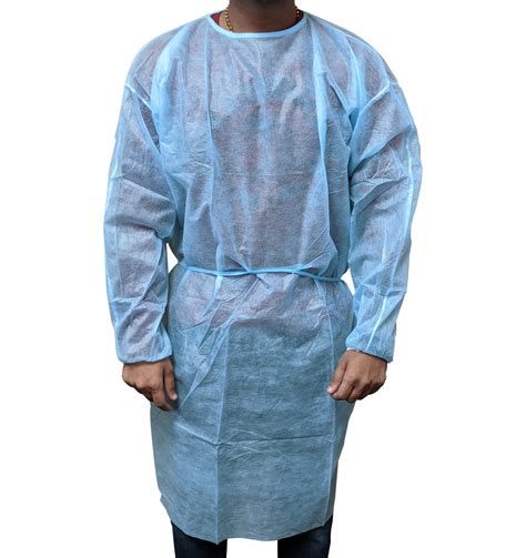 Shield Care® Blue Isolation Gown 47 X 55 Pp 25g Fluid Resistant