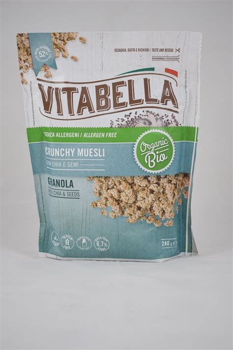 Crunchy Muesli Con Chia E Semi Bio Gr Senza Latte Vitabella La