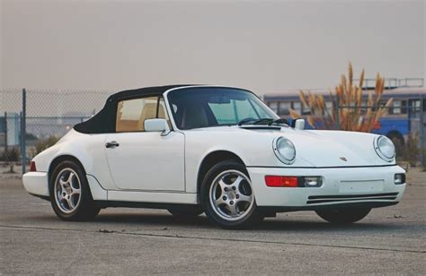 59k Mile 1991 Porsche 911 Carrera 2 Cabriolet 5 Speed For Sale On Bat