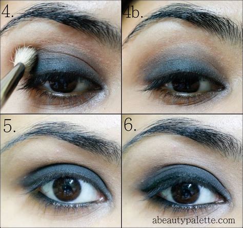 Black Smoky Eye Nude Lips Tutorial A Beauty Palette