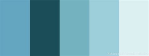 21 Light Blue Color Palettes to Explore - Aesthetic Color Palette