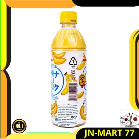 Jual Minuman Jepang Sangaria Banana Milk Ml Minuman Segar Susu