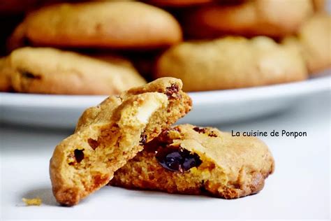 Biscuit Au Chocolat Blanc Baies De Goji Et Cranberries Recette Ptitchef