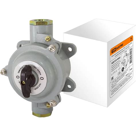 Пакетный выключатель TDM ПВ2-16 2П 16А 220В, силуминовый корпус, IP56 ...