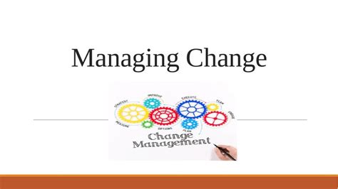 Managing Change in Organisations: Role of HR, Types of Change, and ...