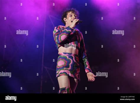 Nemo Mettler Performs During The Concert Of The Mado Pride Festival In