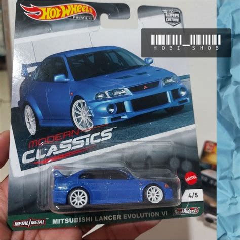 Jual Hot Wheels Premium Mitsubishi Lancer Evolution Vi Shopee Indonesia