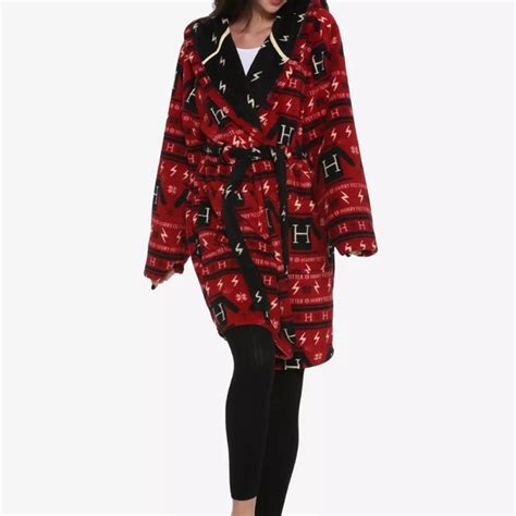 Hot Topic Intimates Sleepwear Harry Potter Reversible Robe Warm