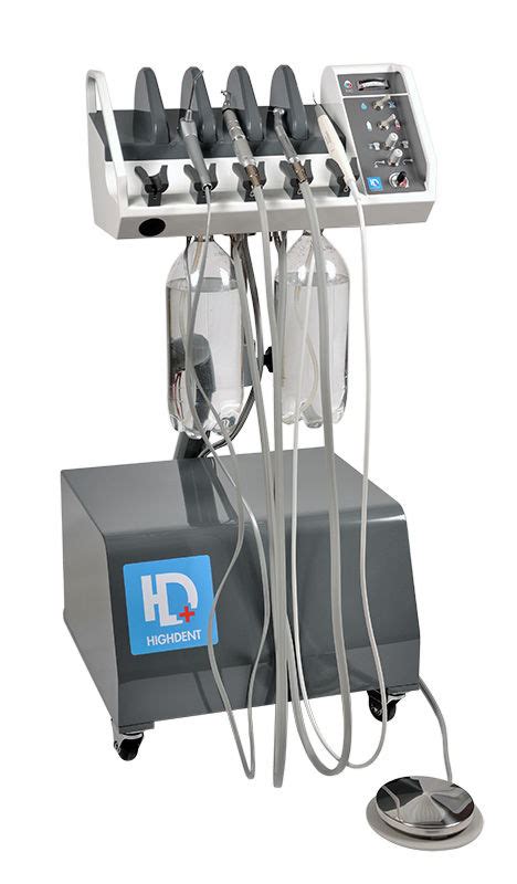 Mobile Dental Delivery System Highdent Trio Dispomed Veterinary