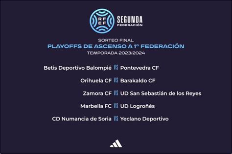 Primera Federaci N Playoffs De Ascenso A Primera Rfef Fechas