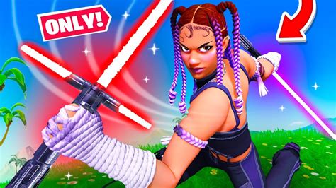 TYLKO MITYCZNE MIECZE I BLASTERY STAR WARS CHALLENGE W Fortnite YouTube